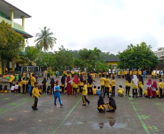 Pertandingan Futsal antar kelas